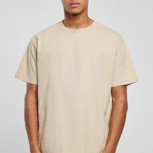 Pesado Oversized Camiseta - arena húmeda
