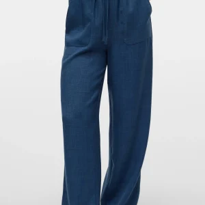 Pantalón Suelto Melaney - Dark Denim Melange