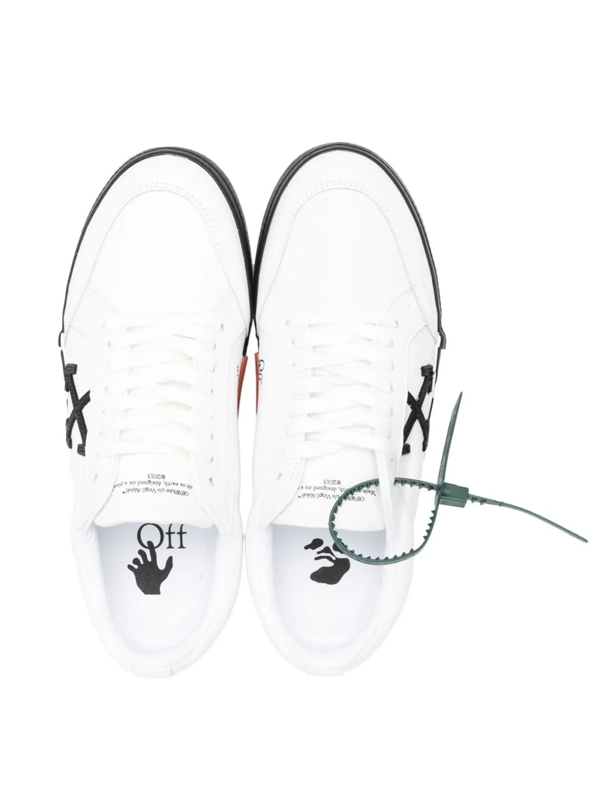 N374O Off-White tenis bajos Vulcanized - Imagen 4