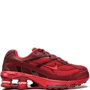 N372O Nike tenis Shox Ride 2 SP de Nike x Supreme Red Rojo