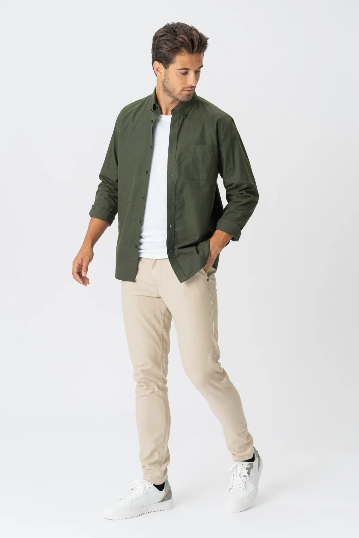 The Original Performance Oxford Shirt ™ ️ - Noche del bosque - Imagen 8