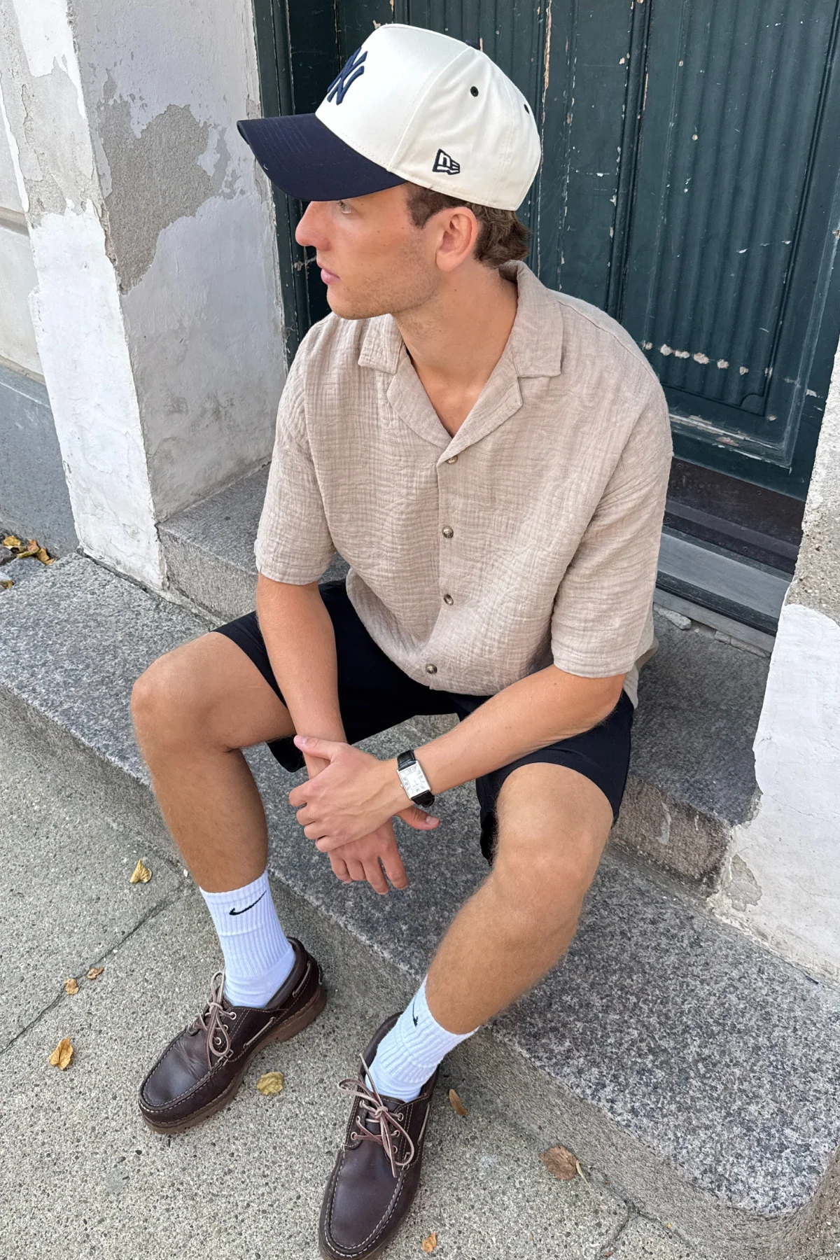 Camisa de manga corta - arena - Imagen 4