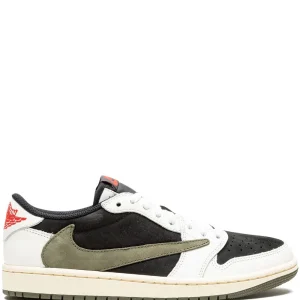 N372O Jordan tenis Air Jordan 1 Low OG Olive de Jordan x Travis Scott