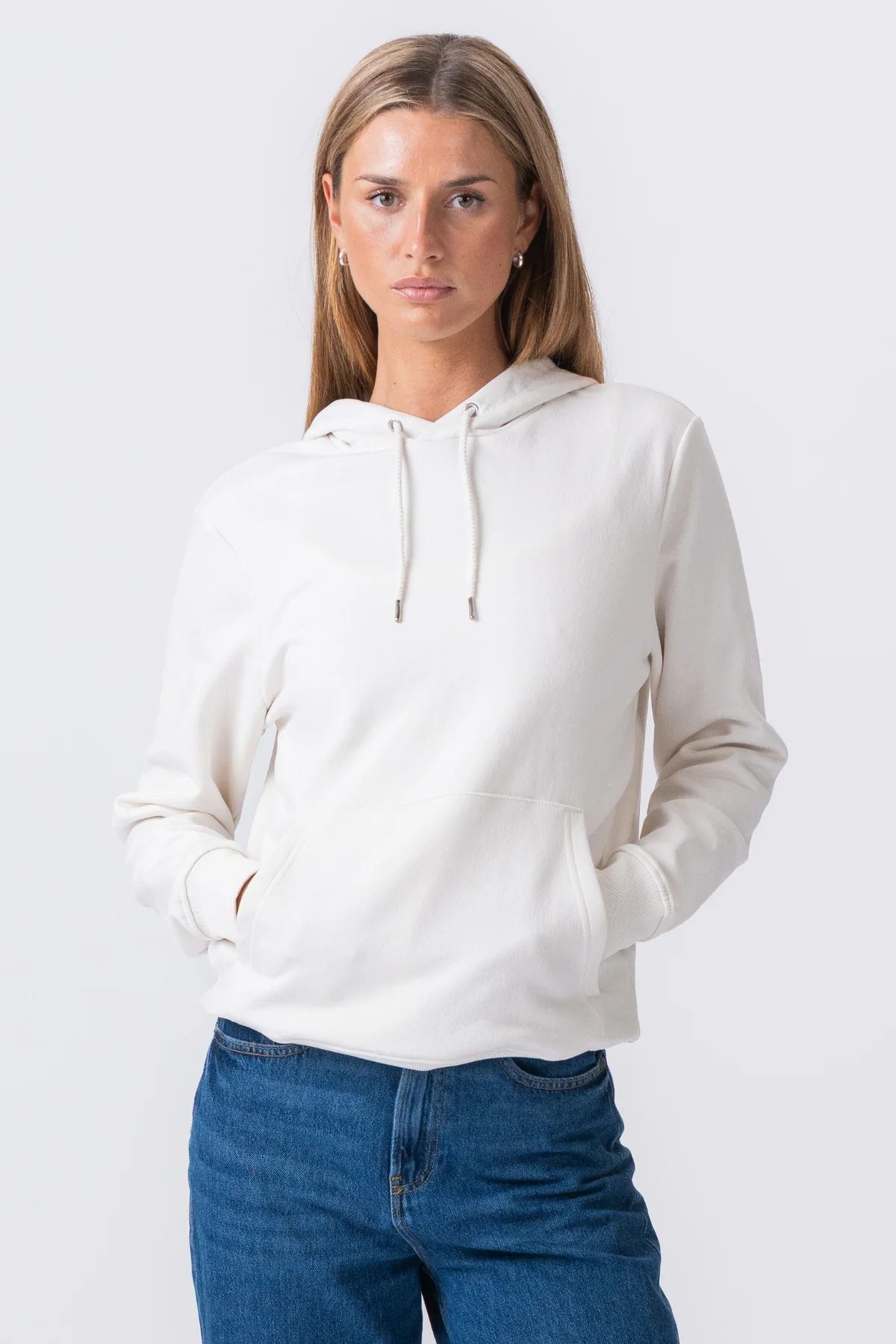 Sudadera sudadera con sudadera - beige