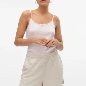 Top de singlete ISA - Pink A -Boo