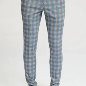 De origen Performance Pants - Blå Ternet (limitado)