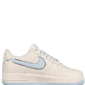 N372O Nike Air Force 1 07 Low Keep Fresh Beige Blue Silver Azul Plata