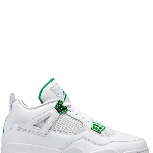 N370O air jordan retro 4 blanco verde green metallic