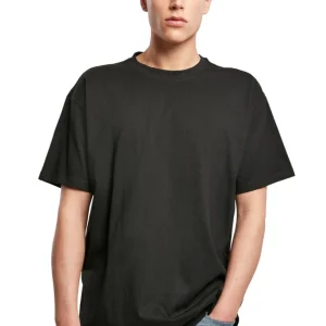 Pesado Oversized Camiseta - Negro