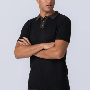 Polo de punto - negro