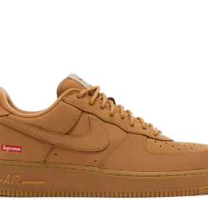 N370O NIKE AIR FORCE BEIGE SUPREME SUPREME X AIR FORCE 1 LOW SP 'WHEAT'
