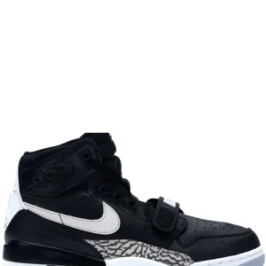 N370O jordan legacy 312 Black White JORDAN LEGACY 312 'BLACK CEMENT'