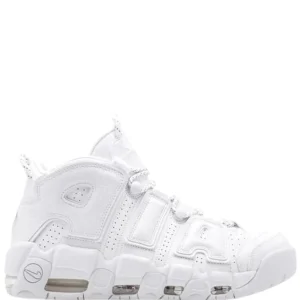 N373O Nike Air More Uptempo Triple White Blanco