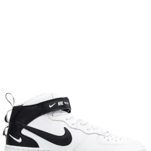 N370O Nike Air Force 1 Mid Utility White Black (GS)