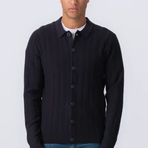 Cárdigan Arthur Knit - Marina oscura