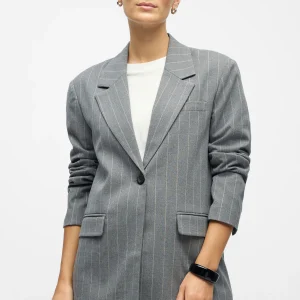 Lisa Blazer - Melange de gris medio