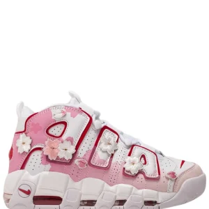 Nike Air More Uptempo Flores flowers blanco rosa