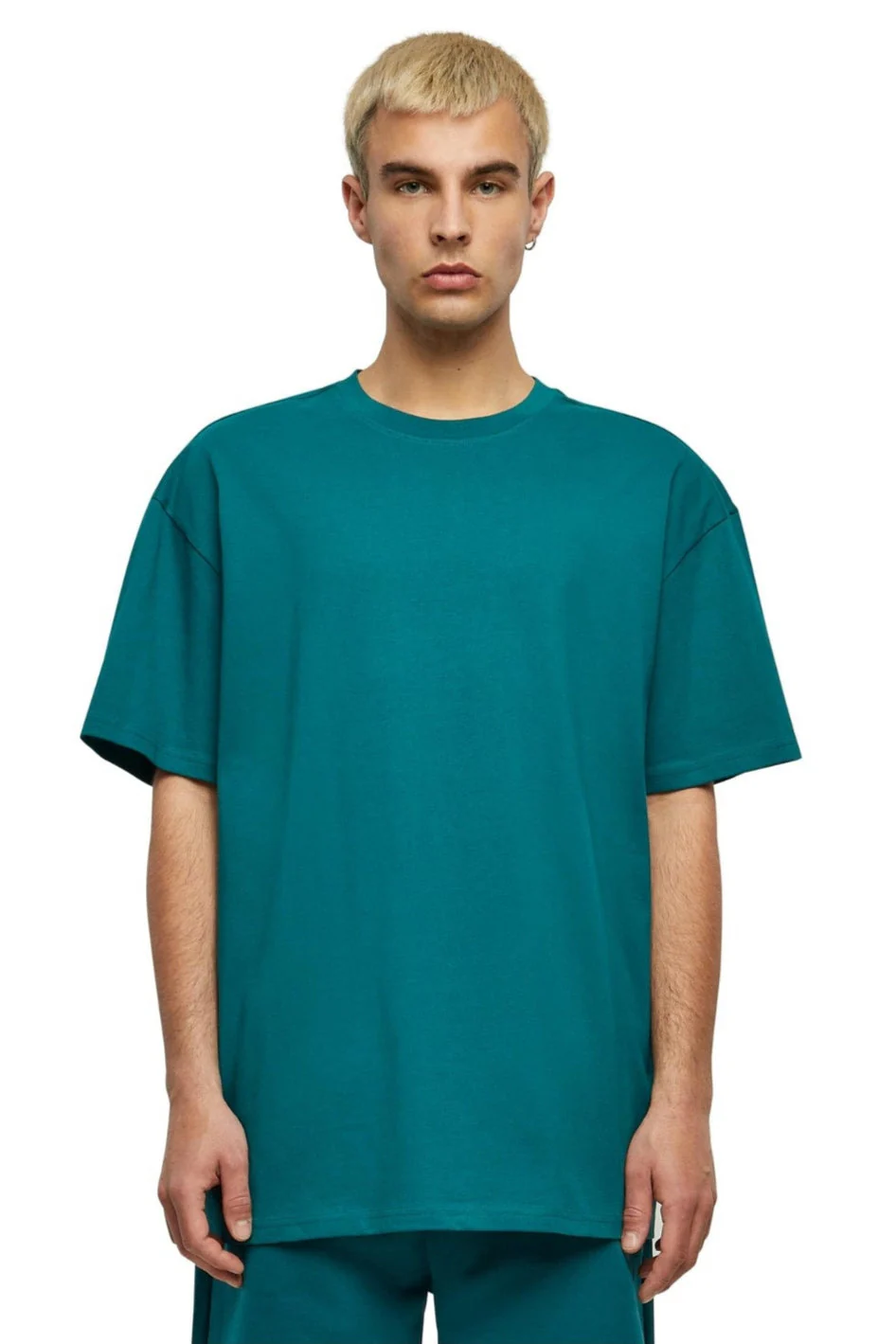 Pesado Oversized Camiseta - Verde retro
