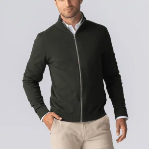 Chaqueta de punto con cremallera - Ejército