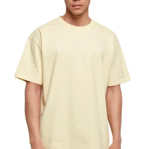 Pesado Oversized Camiseta - amarillo suave