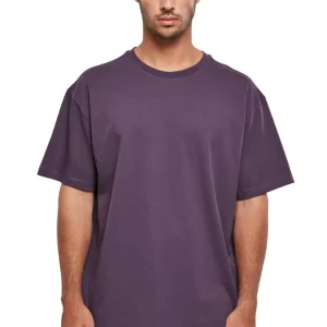 Pesado Oversized Camiseta - Noche morada