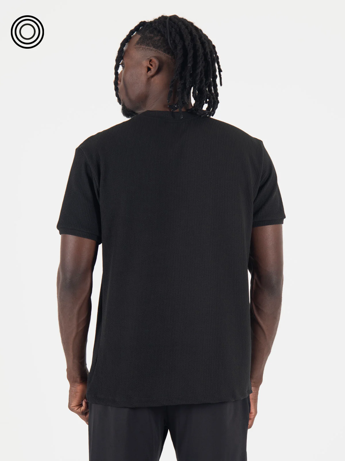 Camiseta atenas slim negra - Imagen 4