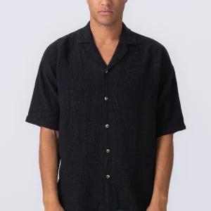 Camisa de manga corta - Negro