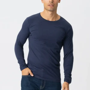 Camiseta muscular de manga larga-Army