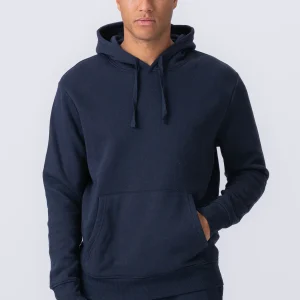 Sudadera con capucha esencial - Azul marino