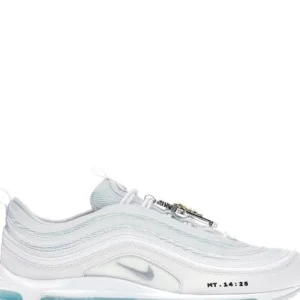 N370O NIKE AIR MAX 97 BLANCO JESUS AGUA BENDITA CRISTO