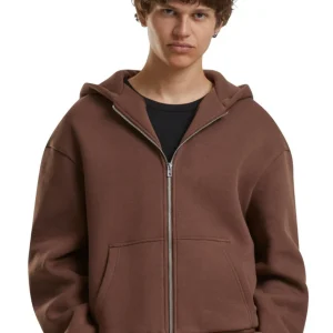 Everyday Zip Hoodie - Brown