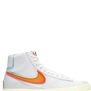 N370O NIKE BLAZER MID 77 INFINITE WHITE KUMQUAT CRIMSON