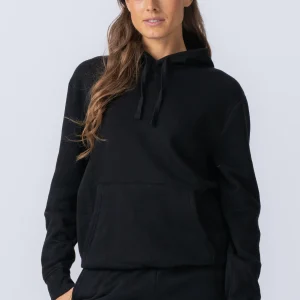 Sudadera con capucha esencial - Negro