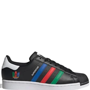 N370O TENIS SUPERSTAR negro franjas