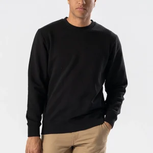 Sudadera cuello redondo - Negra