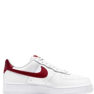 N370O Nike Air Force 1 07 Bajo Essential Blanco Gimnasio Rojo para Hombre y Mujer
