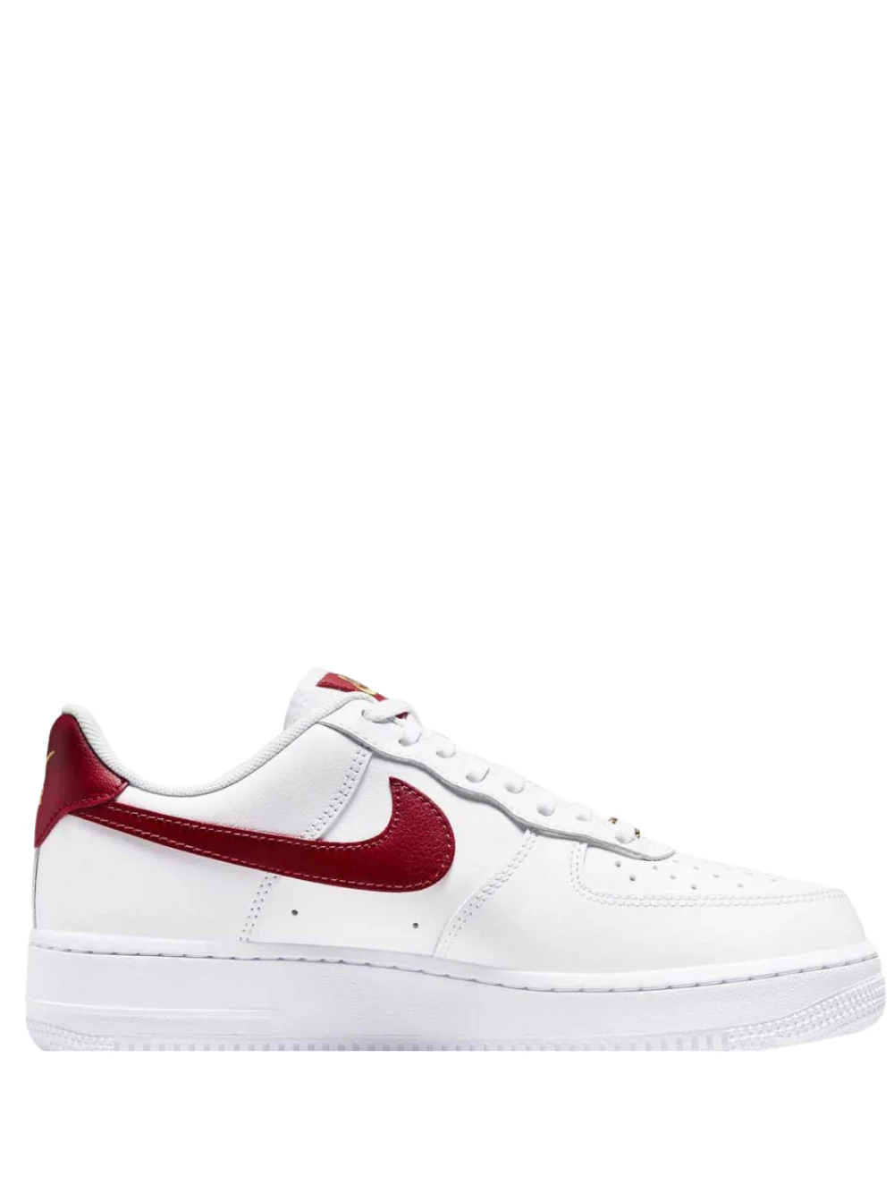 N370O Nike Air Force 1 07 Bajo Essential Blanco Gimnasio Rojo para Hombre y Mujer