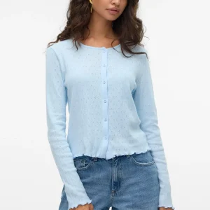 ISA Cárdigan de cuello O - Nantucket Breeze