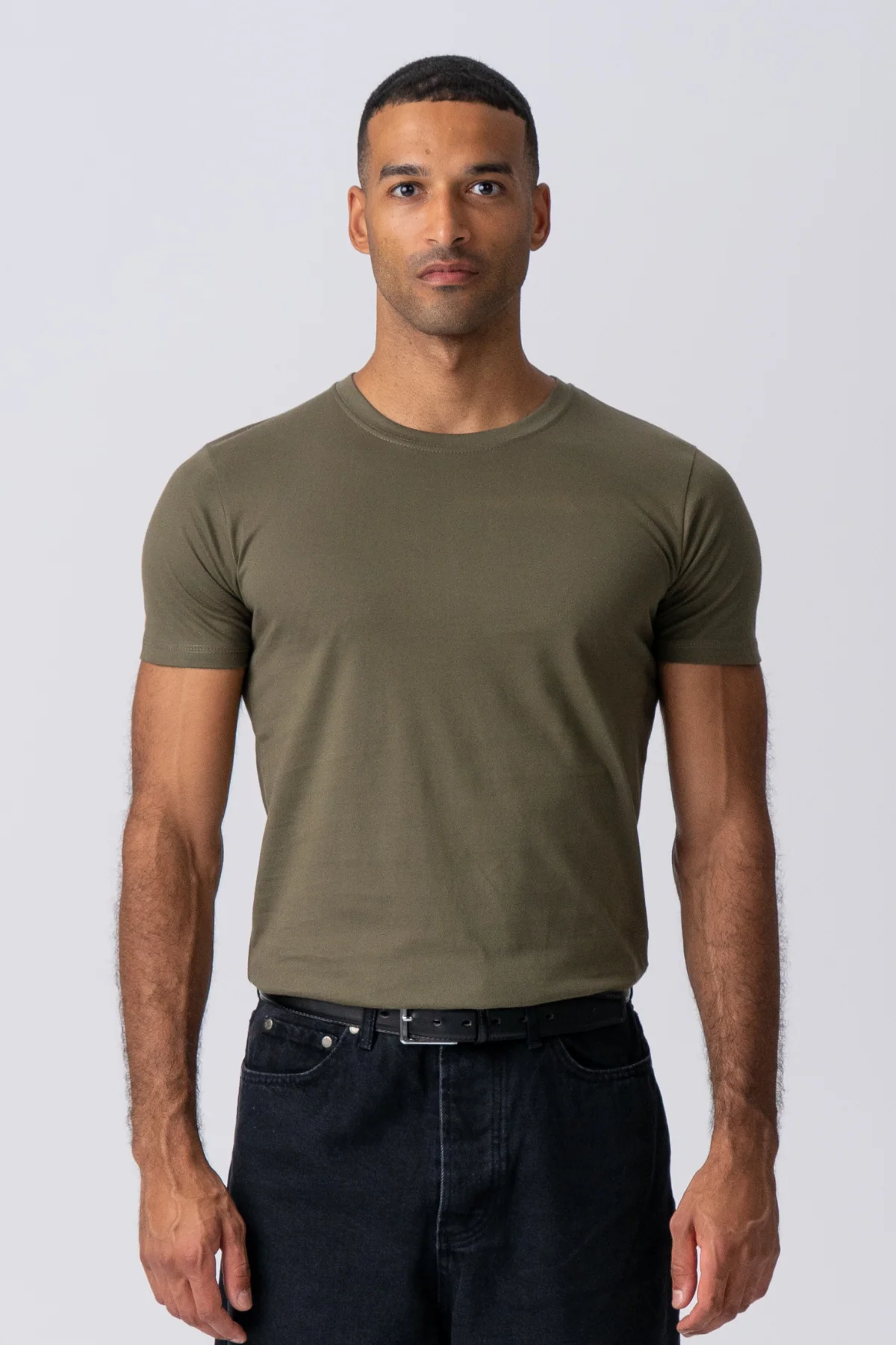 Camiseta muscular - Green del ejército