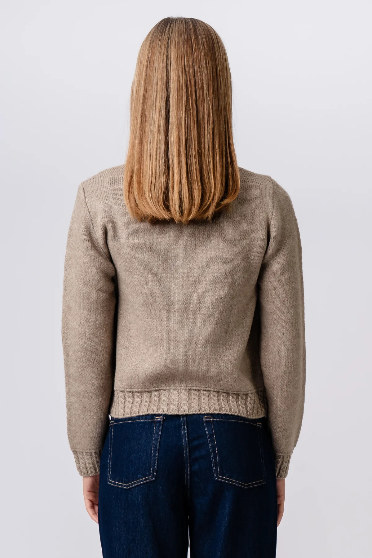 Cárdigan de punto Emilie - Marrón - Imagen 3