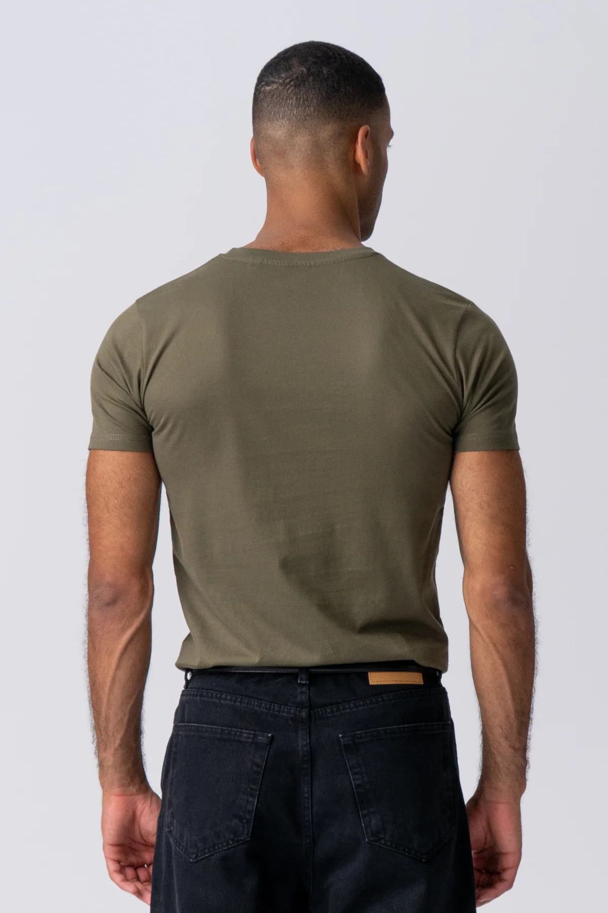 Camiseta muscular - Green del ejército - Imagen 4