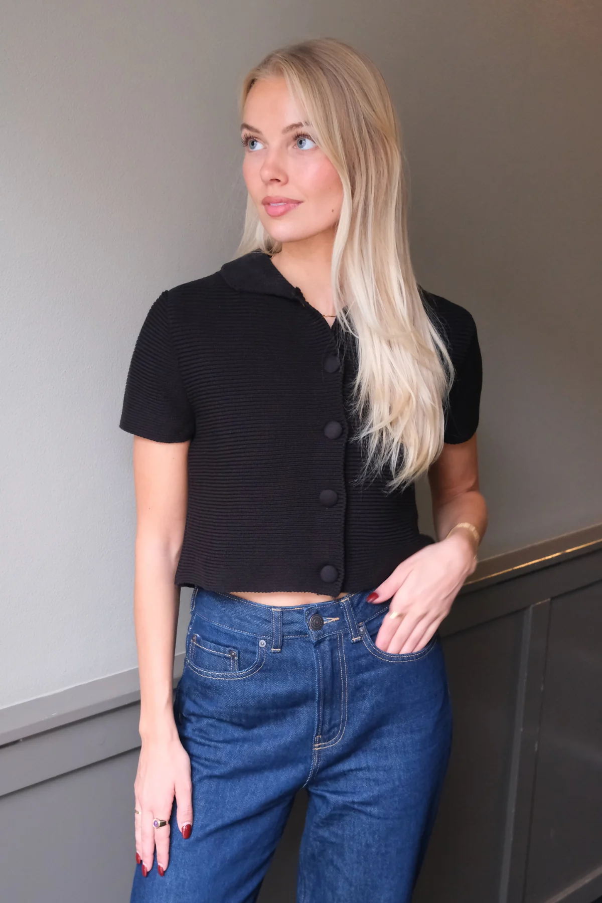 Camisa de gracia - Negro - Imagen 3