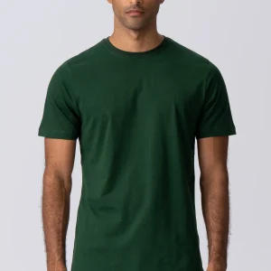 Basic Camiseta - Verde oscuro