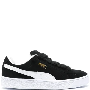 PUMA suade Xl tenis con logo estampado negro gamuza