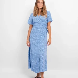 Vestido de envoltura de Ema Elise - Marina