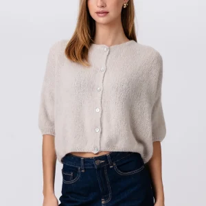 Punto Mary de manga corta - Beige