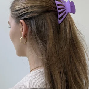 Clip de garra hueca - púrpura