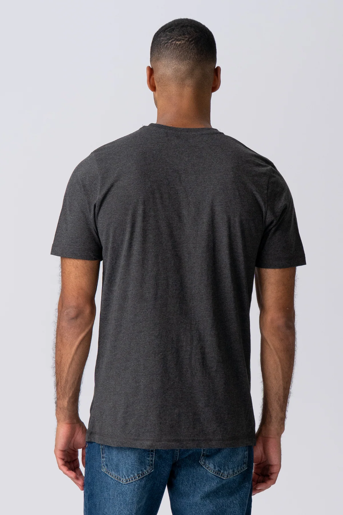 Basic Camiseta - Gris oscuro - Imagen 4