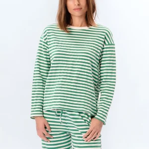 Camisa a rayas - Verde