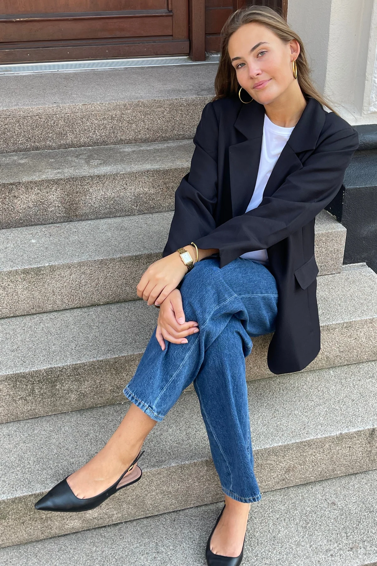 El rendimiento original de los jeans sueltos - mezclilla azul medio - Imagen 5